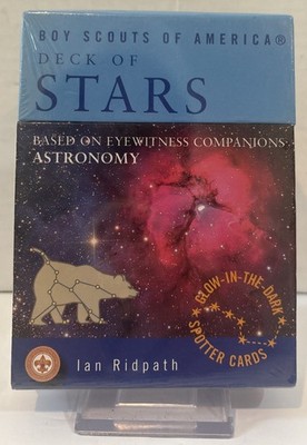 Boy Scouts Of America DECK OF STARS Flash Cards Glow In the Dark Spotter Cards