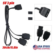 ARGB Splitter Cable 5V 1 Female to 2 Male 3 Pin 15-Inch