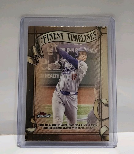 2025 Topps Finest Timelines Shohei Ohtani #FT-12 Los Angeles Dodgers