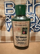 Bath  Body Works COZY VANILLA BOURBON Body Wash 10 oz