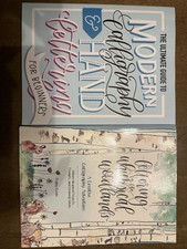 Calligraphy And Lettering How To Books. 2 Books - Excellent Condition