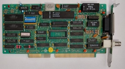 Longshine LCS-8634 Rev. A2 ISA Network Card (DP8390CN, BNC, Retro, 1990)