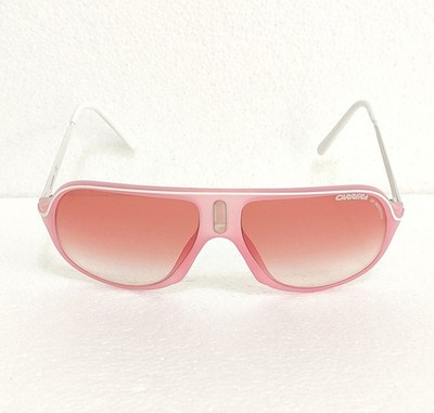 Sonnenbrille CARRERA SAFARI Rosa Weiß VINTAGE Pilot Sport Flieger Racing 