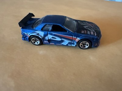 2002 Hot Wheels First Editions Series Blue Nissan Skyline GT-R R32 Loose Mint