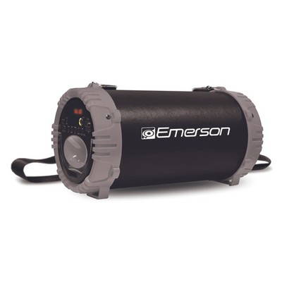 Portable Bluetooth Speaker w/ LED Lighting Carrying Strap Grey Wireless Speaker