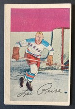Leo Reise 1952-53 Parkhurst #49 - New York Rangers VGEX