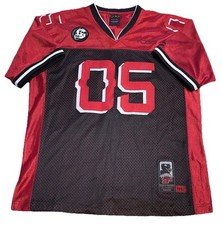 Vtg FUBU Collection 05 Red Football Jersey Y2K VTG Street Youth L 14-16