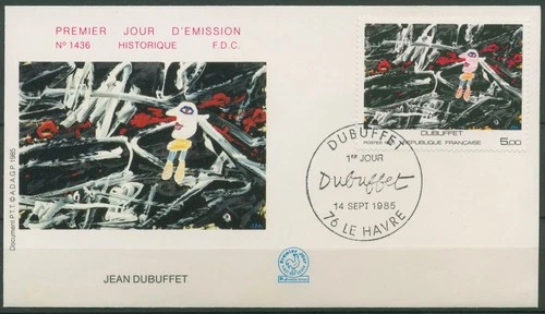 France 1985 Painting Jean Dubuffet 2513 FDC (X62147)