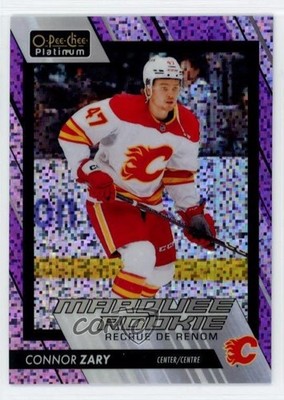 2023 O-Pee-Chee Platinum Marquee Rookies Violet Pixels Connor Zary Rookie RC g9n