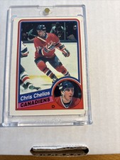Chris Chelios Montreal Canadiens Rookie Card. rookie card picture