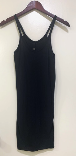 Rick Owens, VINTAGE Rick Owens Lilies mini abito canotta aderente a scoop basso - nero, taglia XS - USATO IN OTTIME CONDIZIONI!