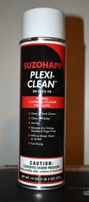 SUZO-HAPP PLEX-CLEAN Foaming Cleaner & Polisher for Plastic, Glass 19 oz