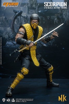 Mortal Kombat Scorpion 1/6 Action Figure Storm Collectibles Hot