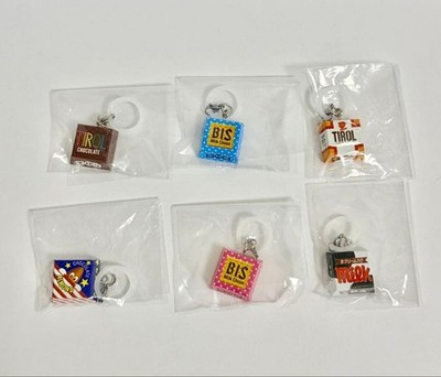 Tirol Choco Milk Almond BIS 6 Mejirushi Charms Unused 2.2cm Collectible 15+