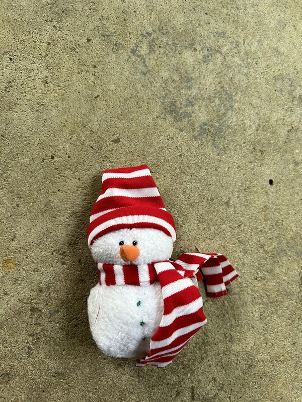 Ty Jingle Beanies Mr Frost Snowman Babies 4" Toy w/ Mint Tag