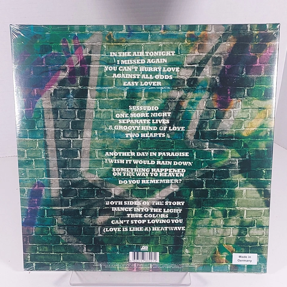 Phil Collins The Singles Black Colored Vinyl 2xLP 2018 Atlantic Sealed - Imagem 3 de 3