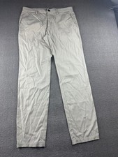 Theory Chino Pants Men 32 Beige Zane SW Neoteric Slim Stretch USA Made Business