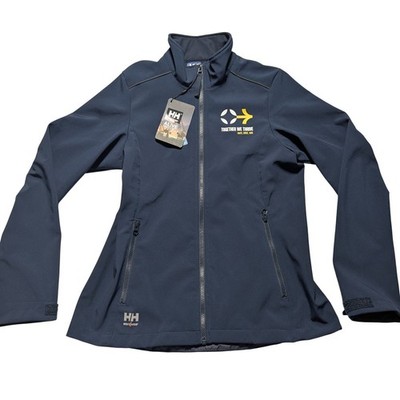 Helly Hansen Workwear Manchester 2.0 Softshell Jacket Navy 74241 Medium LOGO NEW