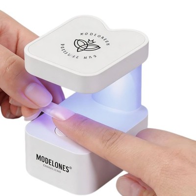 Mini UV Light for Gel Nails, UV Nail Lamp, Nail Light with 2 Timers for Fast ...