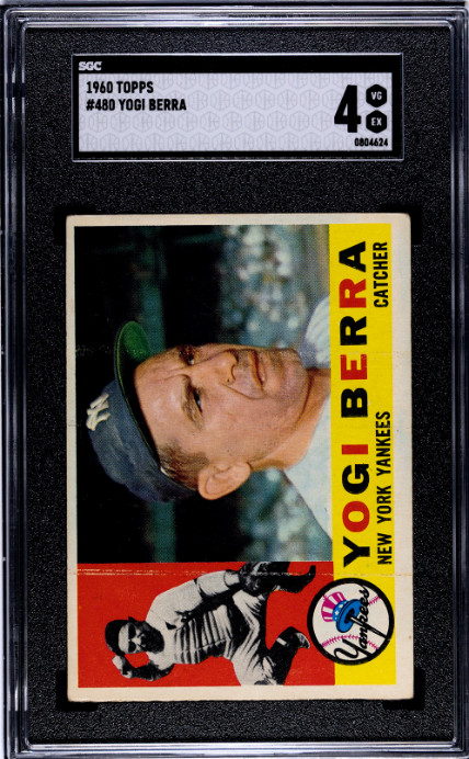 1960 Topps #480 Yogi Berra SGC 4