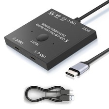 8K USB C Switch,Bi-Directional USBC Switcher ...