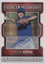 2014 Elite Extra Edition Inspirations Die-Cut Signatures Jordan Brink Auto 0w2