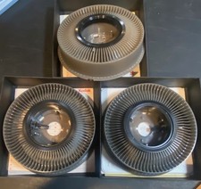 3 Vintage Kodak Carousel 80 slide projector trays original boxes  