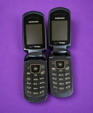 Samsung SCH-U350 Smooth - Verizon Flip Phone Used Pair
