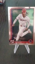 Topps 2024 Chrome James Wood #132 Rookie Washington Nationals Baseball Card