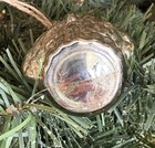 2 Owl Mercury Glass Ornaments Kugel Style Christmas Decor 4" EUC — photo 5