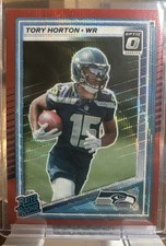 2025 Panini Donruss - Rated Rookie Tory Horton #388 Optic Preview Red Wave Prizm