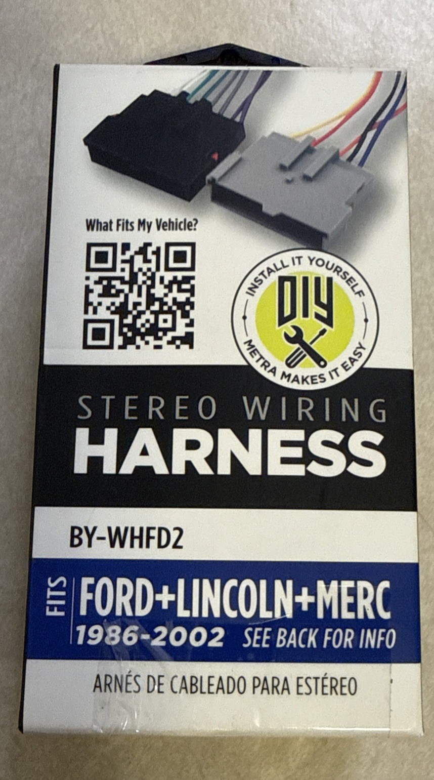 Metra BY-WHFD2  Speaker Harness For Select 1986-2002 Ford/Li