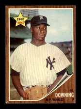 1962 Topps #219 Al Downing RC VGEX X3704627