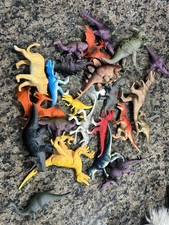 Lot of 23 DINOSAUR TOYS Assorted Sizes / Species PREHISTORIC FIGURINES Hobby