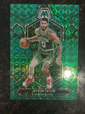 2023-2024 Mosaic #147 Jayson Tatum Green Prizm Color Match
