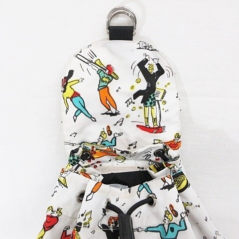 PRADA backpack daypack all over pattern nylon whi… - image 6
