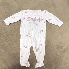 Carter s 6 Months Girls White Rainbow Footed ...