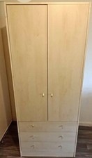 Single Wardrobe Two doors and  Three Draws Good Condition. Collection Birmingham