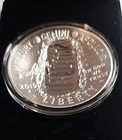 2019 Apollo 11 50th Anniversary 99.9%  Silver 5 OZ Proof Coin Free S&H Same Day