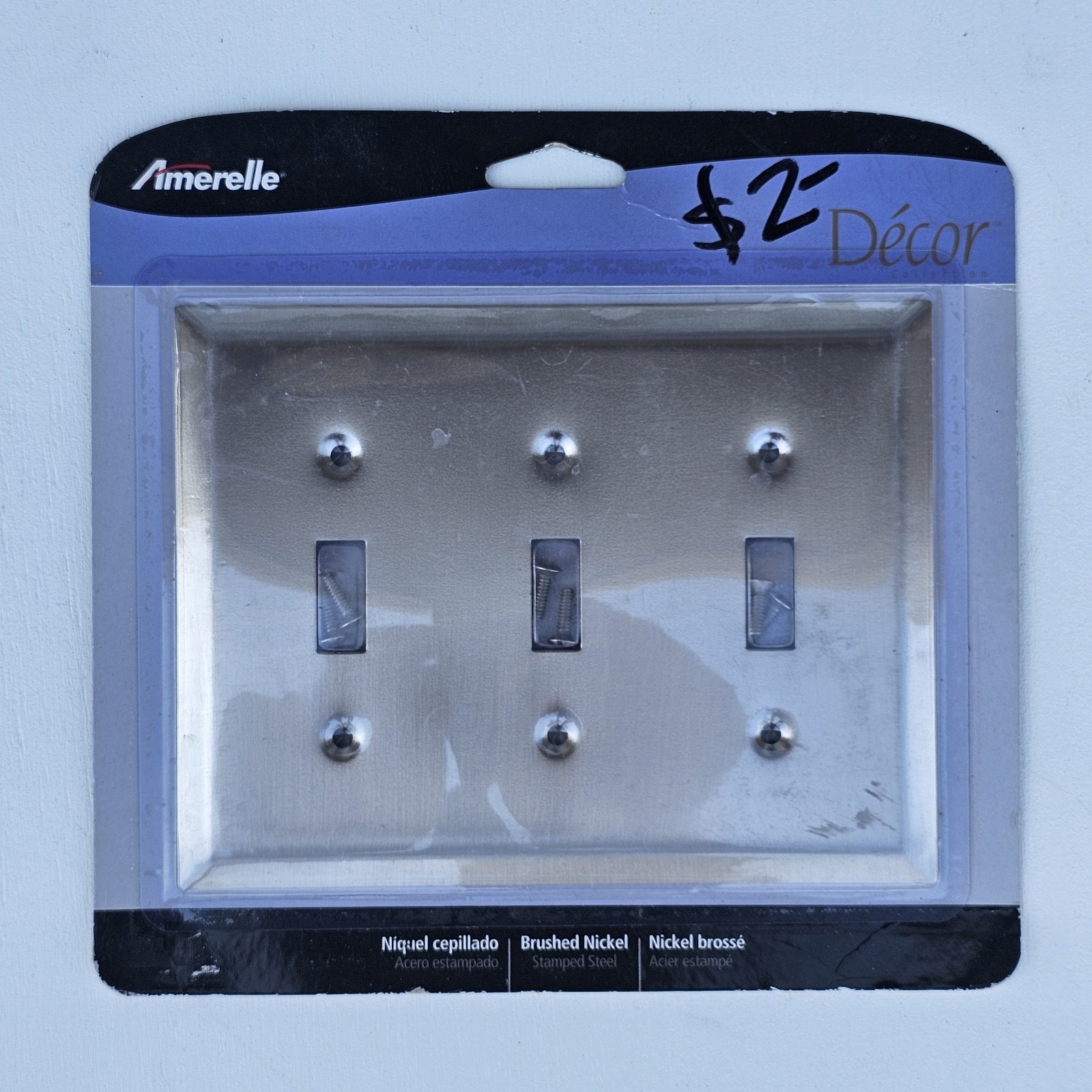 Wallplate Light Switch Cover 3 Toggle