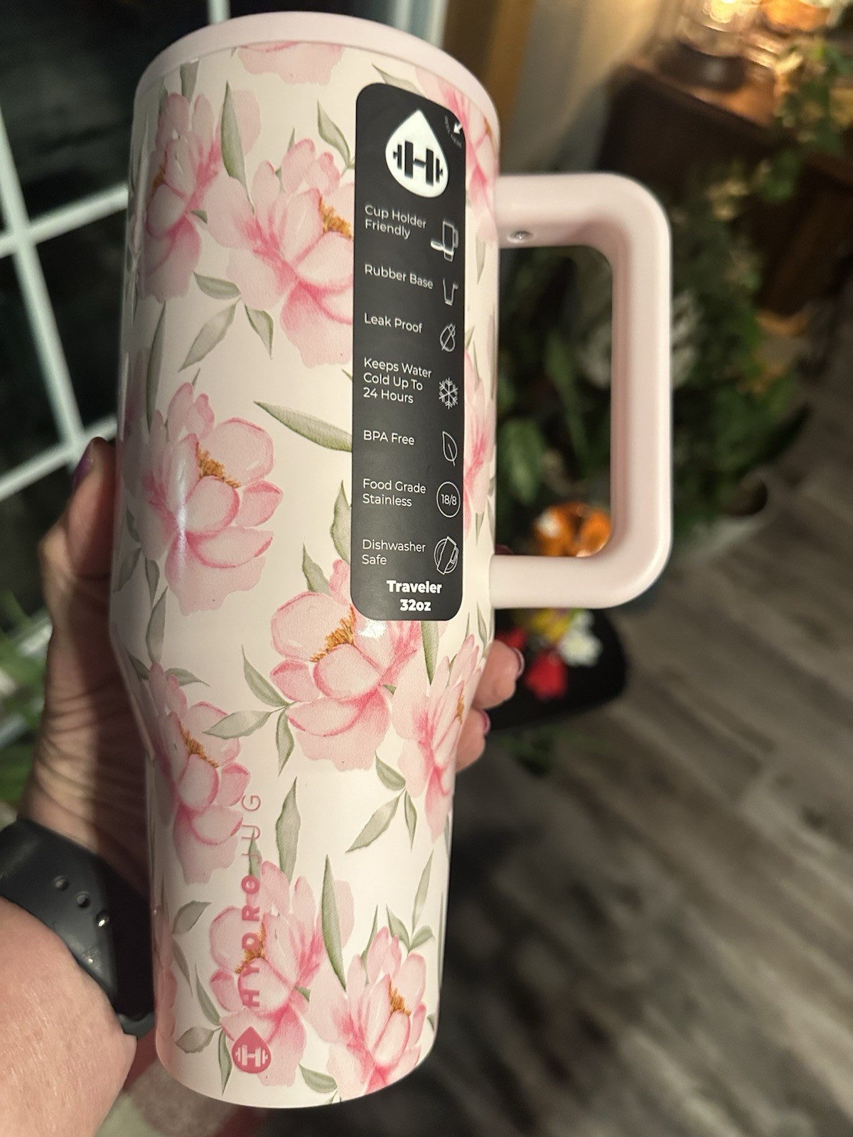 Hydrojug Jane Collection 2026 Jessica Floral Traveler 32oz In Hand  Fast Ship