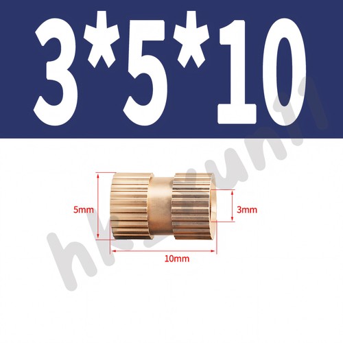 Rändelmutter Gewindeeinsatz Einpressmutter M3 M4 M5 M6 M8 Sackloch Messing - Bild 19 von 55