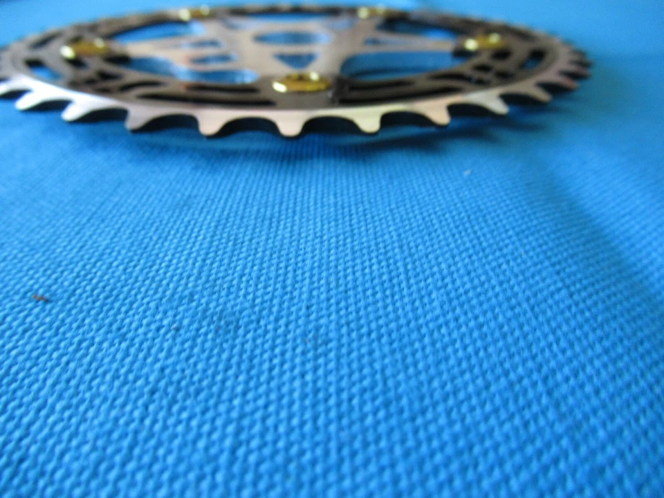 SE Racing BMX 39 Tooth Alloy Chainring and Spider in Black with Silver - New - Image 4 of 4