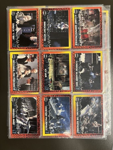 Lot of 80 Batman Returns 1992 TCards O-PEE-CHEE CO. Incomplete Set With Doubles - Picture 5 of 16