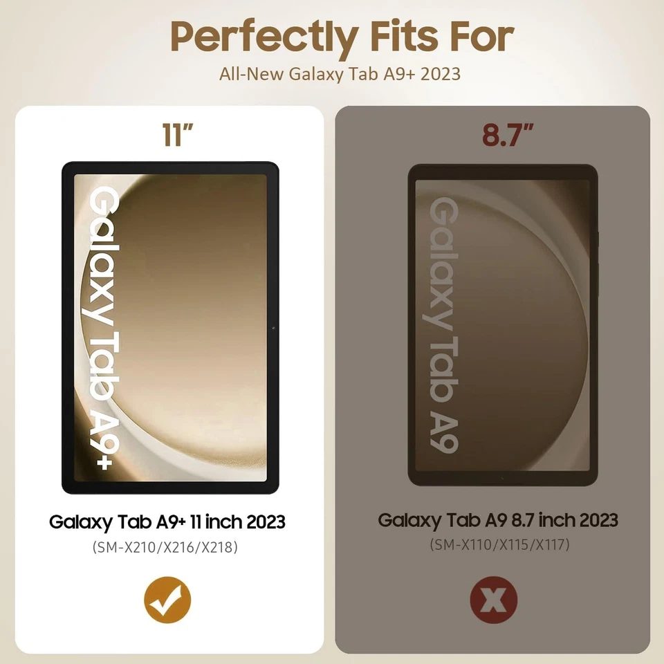 Capa protetora de tela TPU macia transparente tablet Samsung Galaxy Tab A9 Plus - Imagem 2 de 4