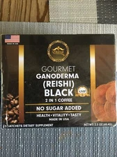Café Negro Eternal 2 en 1 con Ganoderma. Excellent Para Bajar De Peso Happy