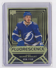 2021-22 UD SERIES 2 FLUORESCENCE GOLD SP /150 ALEX BARRE-BOULET #F-49 LIGHTNING
