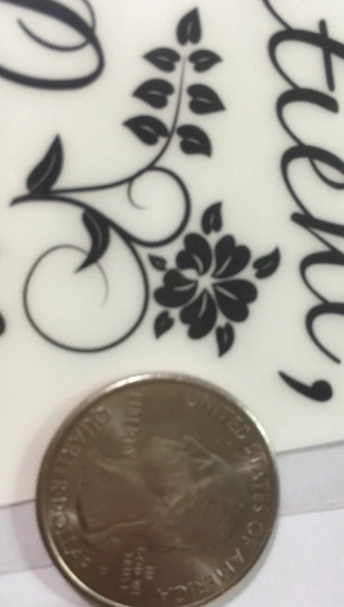 GRAN AMOR ES PACIENTE; EL AMOR ES AMABLE POEMA Rub-Ons (3"x7.75") Bellisimo Floral•Decir Foto 3 de 4