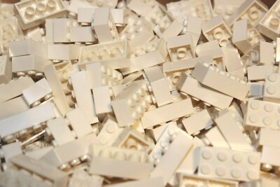 Lego  Konvolut 3001 weiss Stein 2 x 4 Brick 20 Stück 
