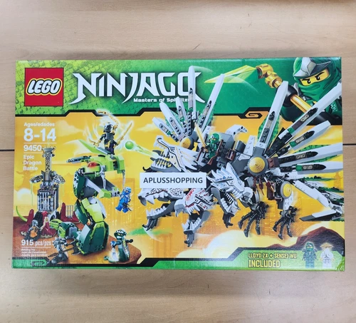 Lego 9450 Ninjago Epic Dragon Battle 915pcs SEALED